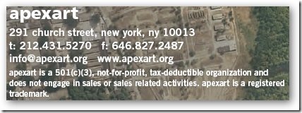 apexart new york